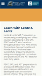 Mobile Screenshot of lentzsatprep.com